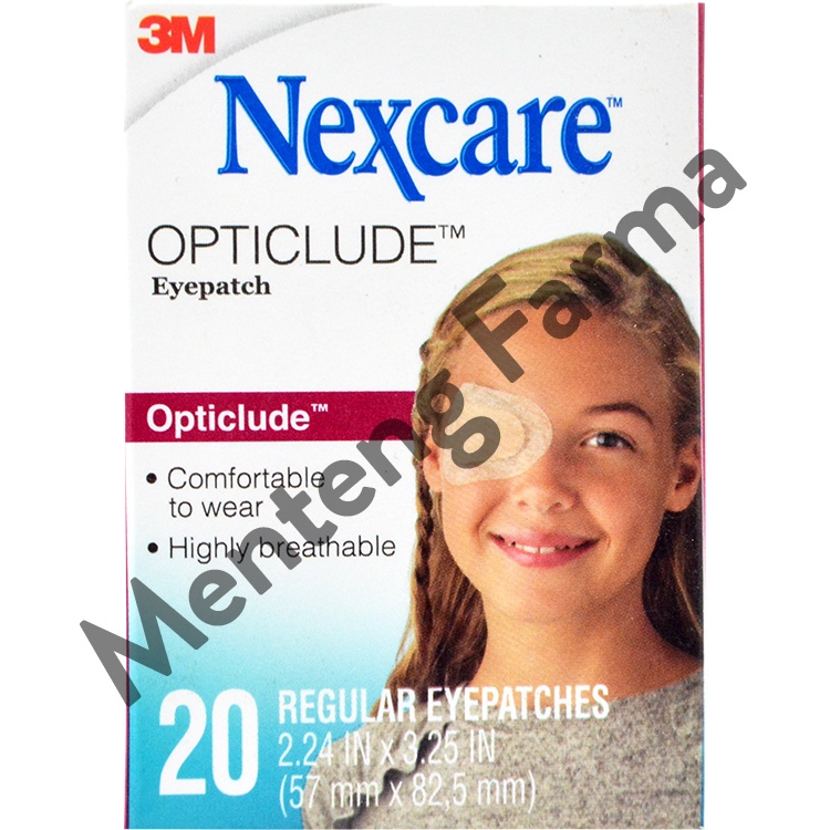 Plester Mata 3M Nexcare Opticlude Orthoptic Regular - Plester Pelindung Mata Dewasa