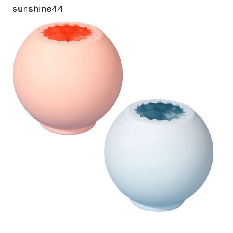 Sunshine 5cm Sphere Cetakan Es Whiskey Ice Ball Silicone Mold Ice Ball Maker Untuk Bourbon, Scotch, Minuman Cocktail Kuno ID