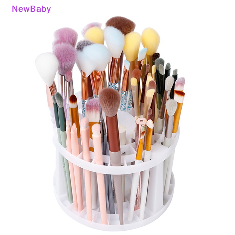 Newbaby 49lubang Kuas Makeup Porous Pen Holder Air-Dry Stand ID