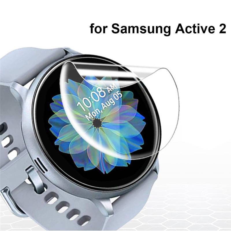 1-3 Pcs Film Pelindung Ultra-Tipis Untuk Samsung Galaxy Watch5 4 44mm 40mm Anti-Gelembung Lembut 3D Pinggiran Penutup Pelindung Layar Untuk Samsung Galaxy Active2 44mm 40mm