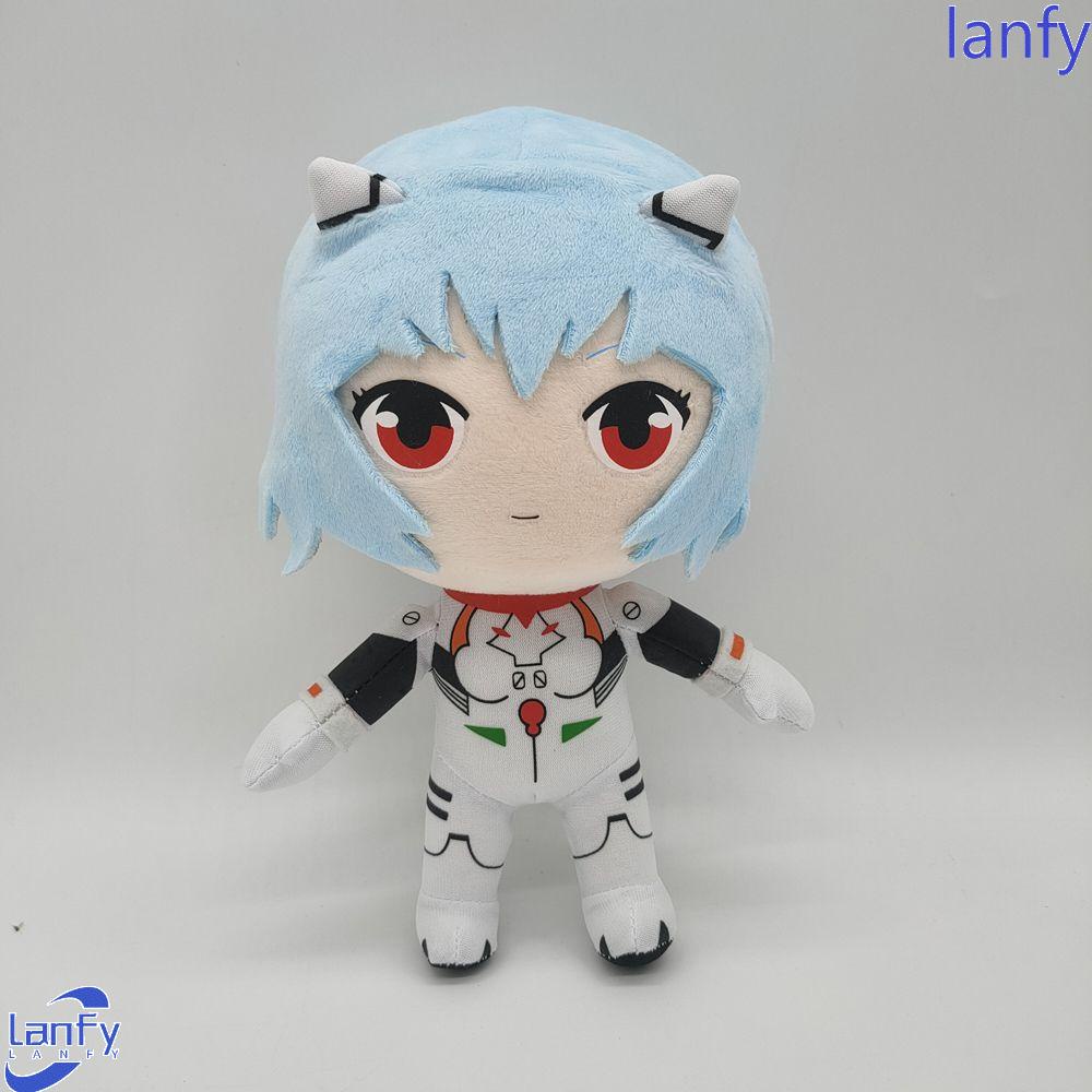 LANFY Kawaii Evangelion Plush Toy Soft Stuffed Toy Anime Doll Kids Toy Room Decor Ayanami Rei Plush Doll Children Gift 20cm Penguin Penpen