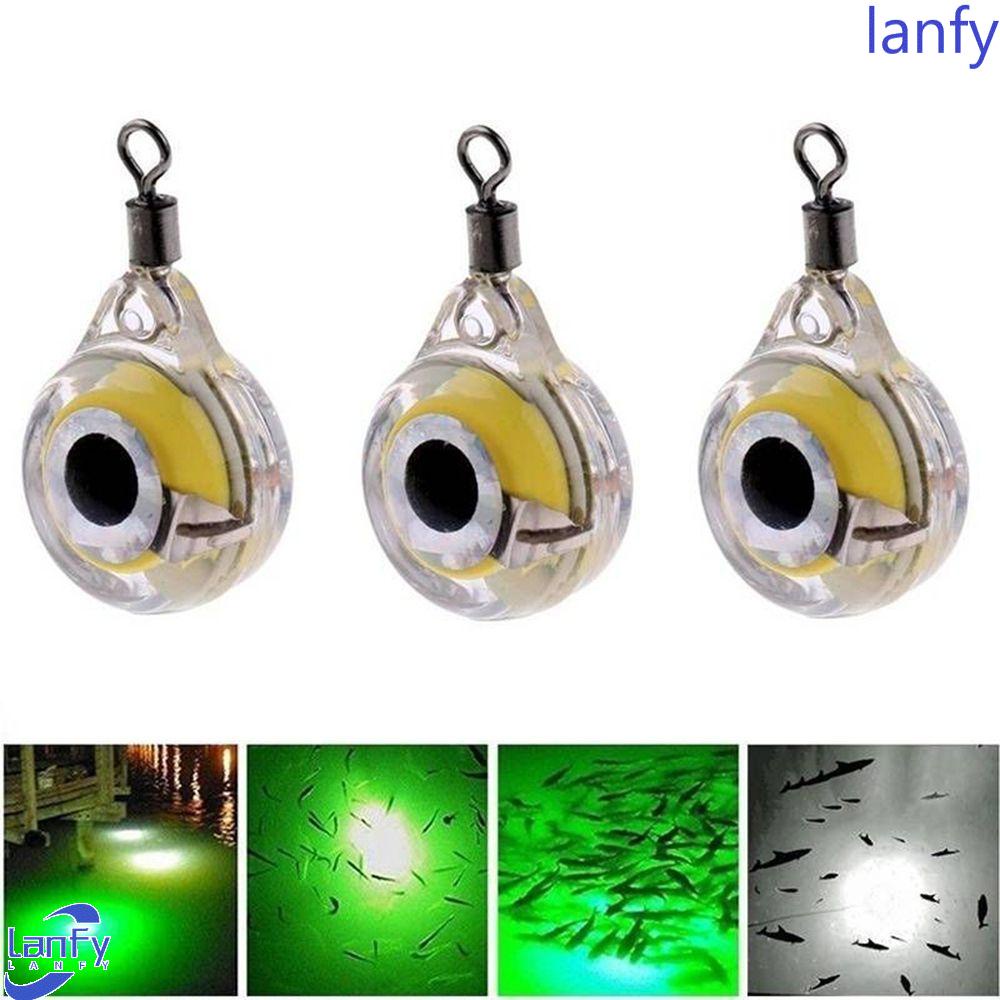 Lanfy Umpan Pancing Cahaya Menarik Ikan Deep Drop Pesca Lure Luminous Lure Umpan Pancing Umpan Cumi Bentuk Mata Memancing Cahaya