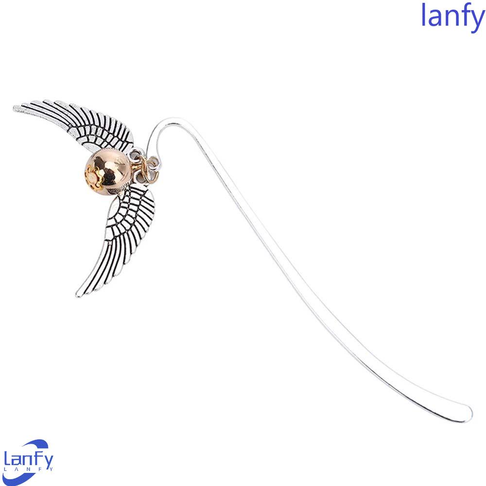 Lanfy Deathly Hallows Wing Bookmark Reader Stationery Notebook Perlengkapan Sekolah Retro Pengikat Indeks Pembagi