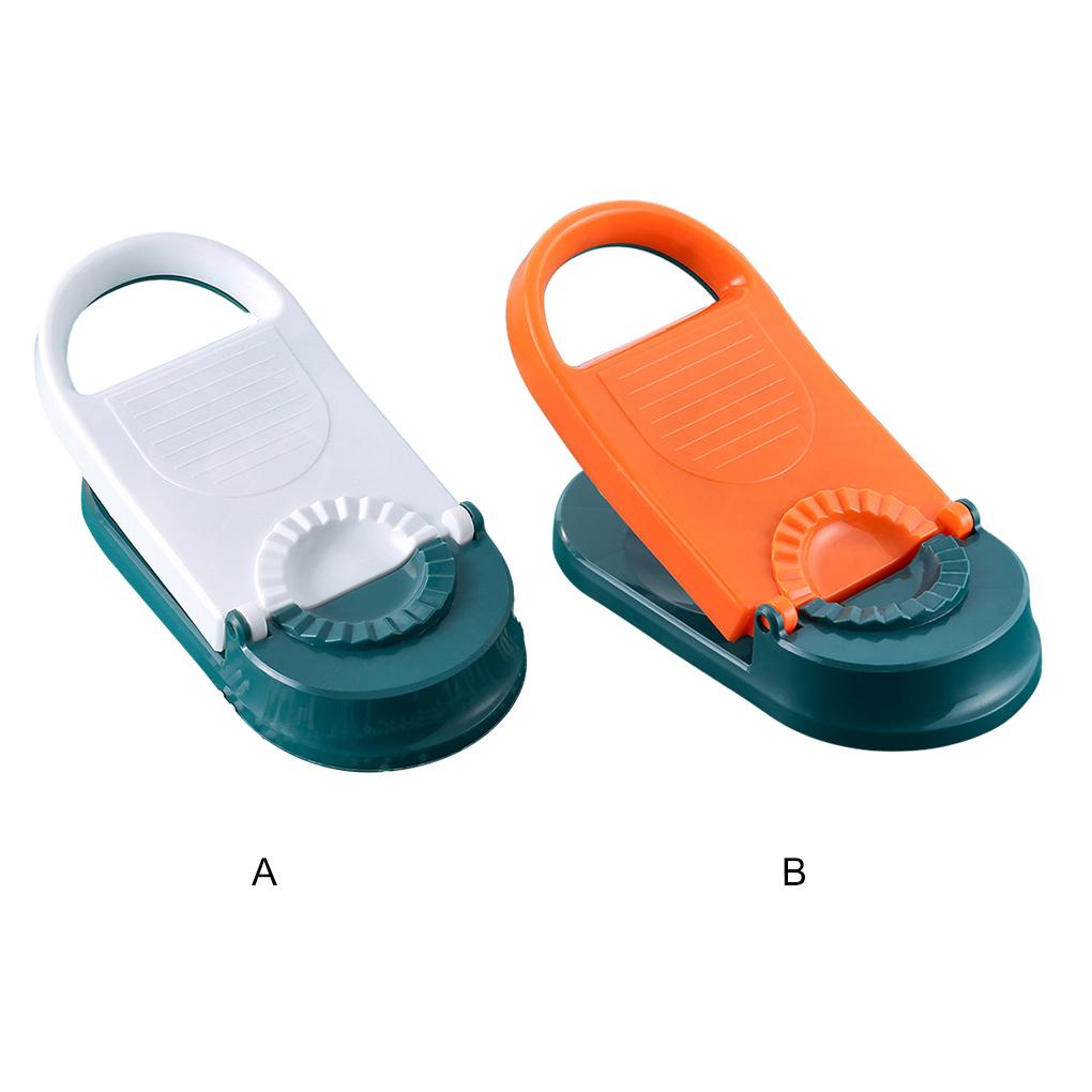 2in1 Dumpling Maker Alat Pembuat Pangsit Adonan Portable Penekan Kulit Molder Dapur Gadget Aksesoris Baking Pastry Tools