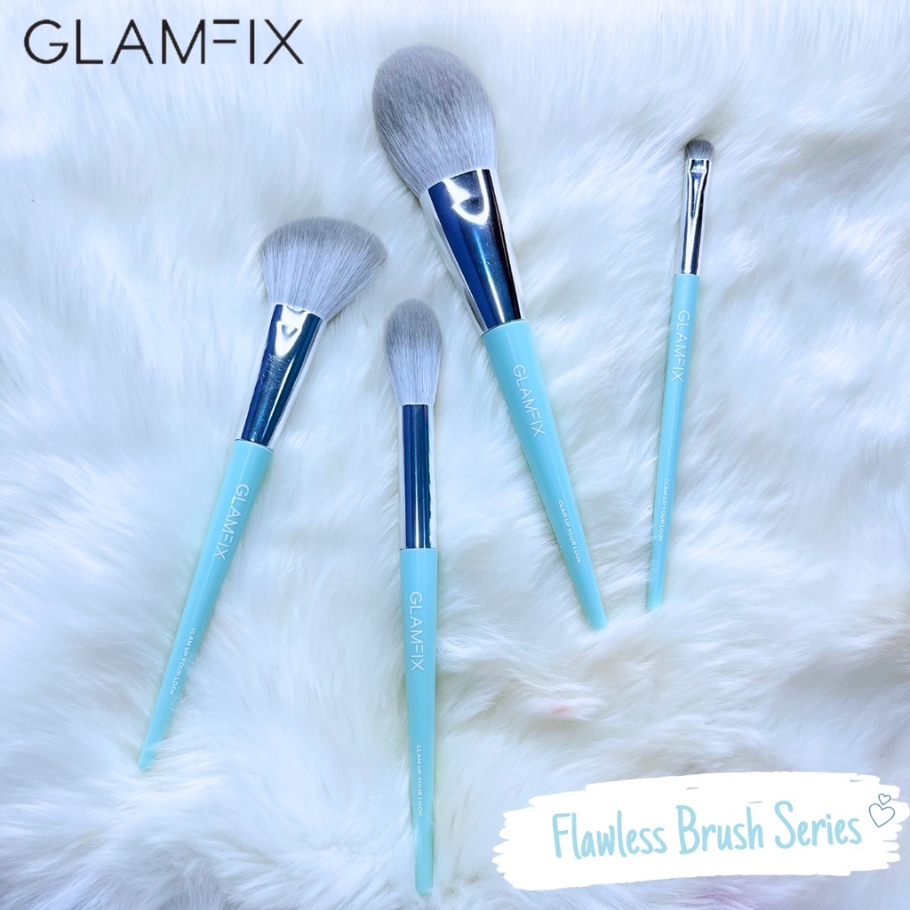 ❤ MEMEY ❤ GLAMFIX Flawless Brush Series | Powder Highlighter Blush Eyeshadow Fan Eyebrow Kuas