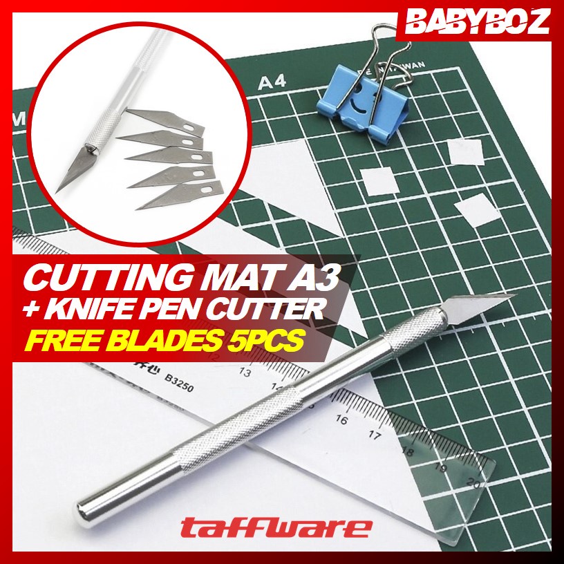 

BBM - Taffware Work Cutting Mat Pad A3 45 x 30cm alas tatakan potong cutting cutter memotong