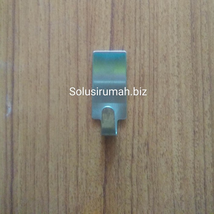 GANTUNGAN BAJU 1KAIT SS ISOLASI 3M KAPSTOK HOOK 1BIJI STAINLESS STEEL