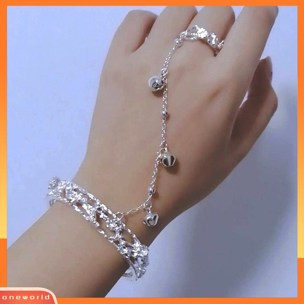 [EONE] Gelang Wanita Bentuk Kupu-Kupu Stainless Individu Warna Solid Women Finger Ring Aksesori Perempuan