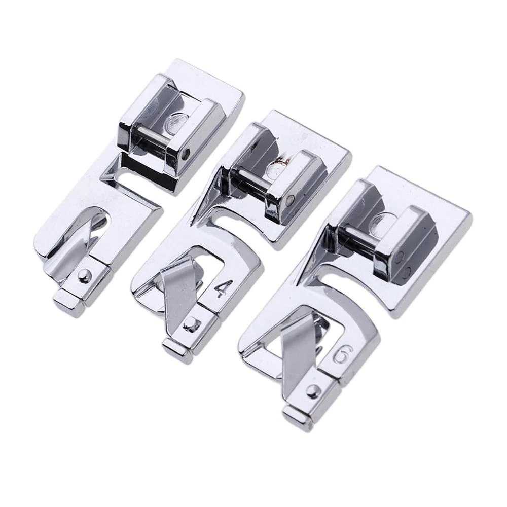 OZXHIXU Sepatu Mesin Jahit Set Hem Presser Foot 3 PCS - CYJ-33 ( Mughnii )