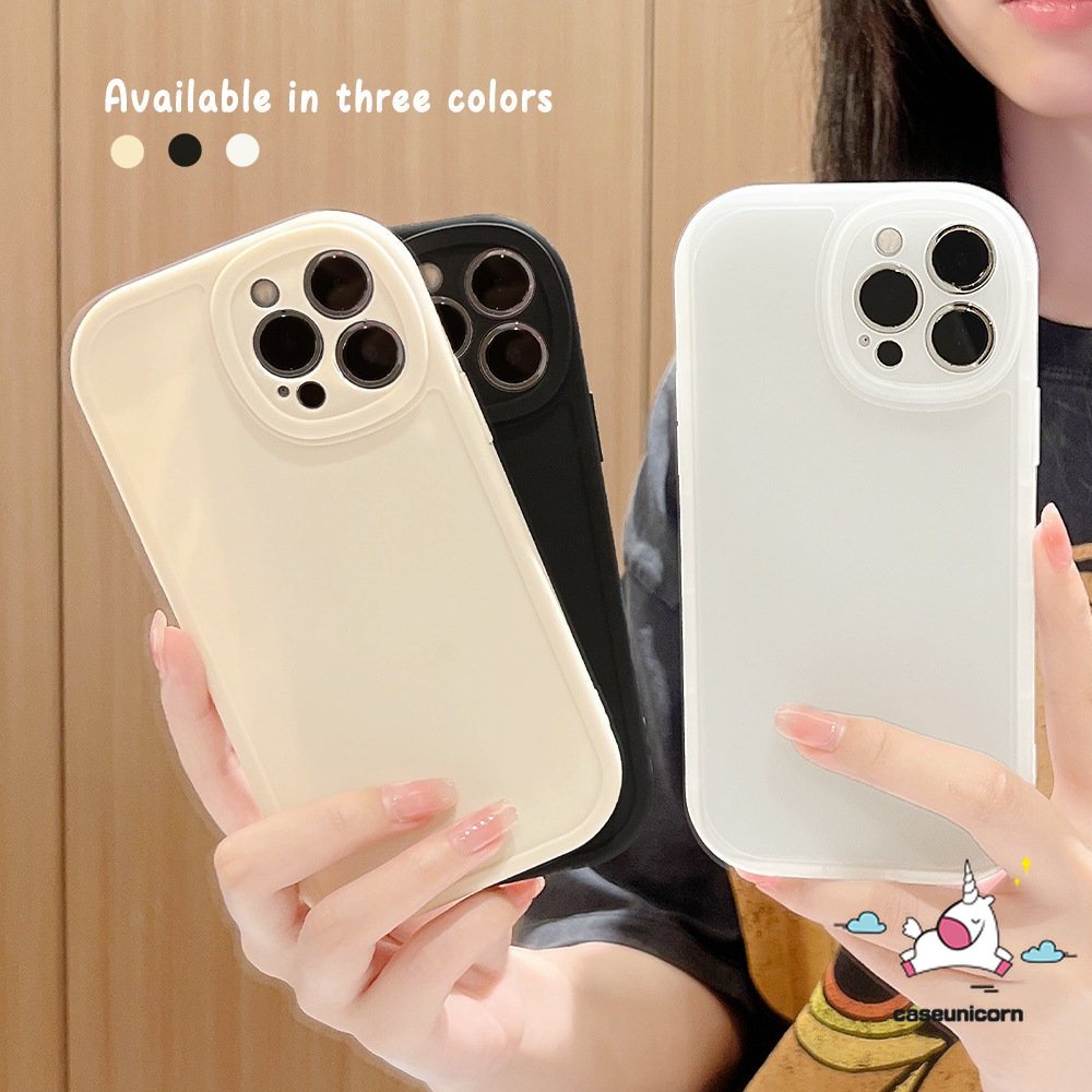 Casing Soft Simple Case Untuk Infinix Hot 11 10T 10 Lite 10s 11s Hot 10s 11 10T 11s 10 9 Play Infinix Note 8 Smart 6 5 mewah Warna Solid Polos Tpu Debu Shock Resistant Penutup Belakang