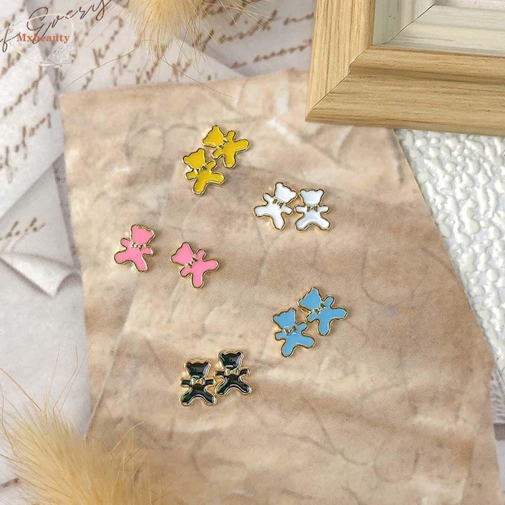 Mxbeauty Dasi Kupu Beruang Perhiasan Kuku Fashion Mini Lucu Manicure Aksesoris DIY Nail Art Tool