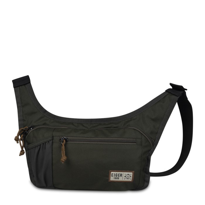 TAS SELEMPANG EIGER1989 ORIGINAL EIGER X-HASTEN CROSSBODY SLING BAG - Olive