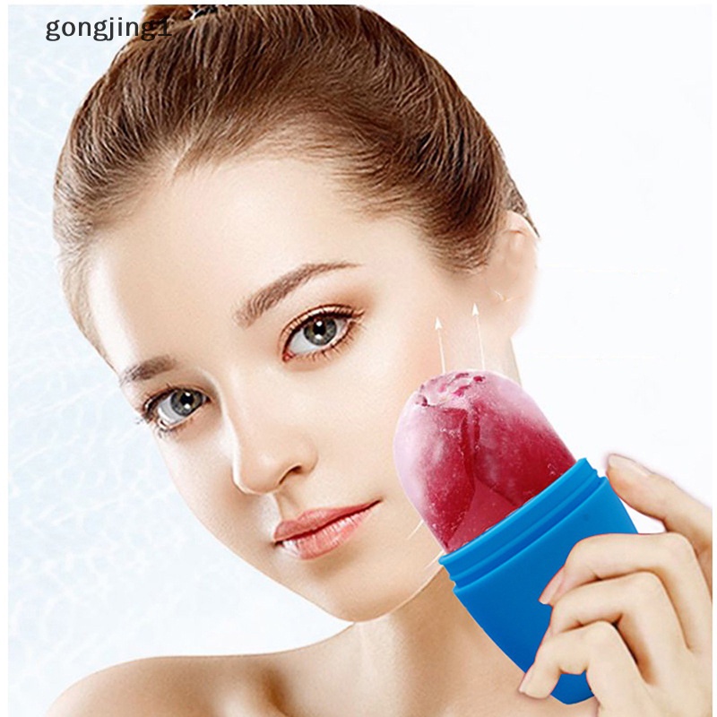 Ggg Silicone Ice Face Roller Perawatan Kulit Pijat Wajah Ice Cube tray Ice Balls Mold ID