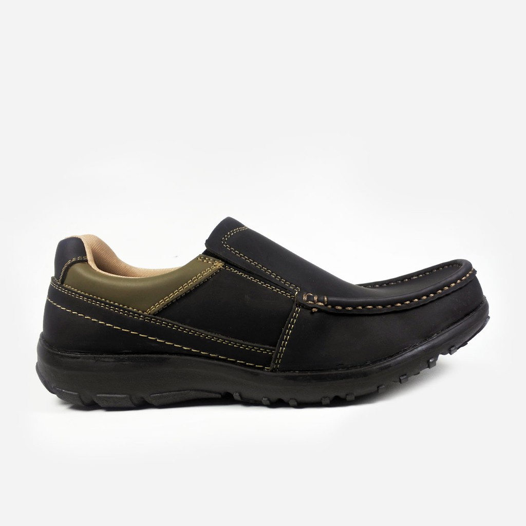 Mascotte CAYDEN | Sepatu Slip On Pria 992.101 [ Hitam dan Cokelat ]RAMAYANA JAKTIM