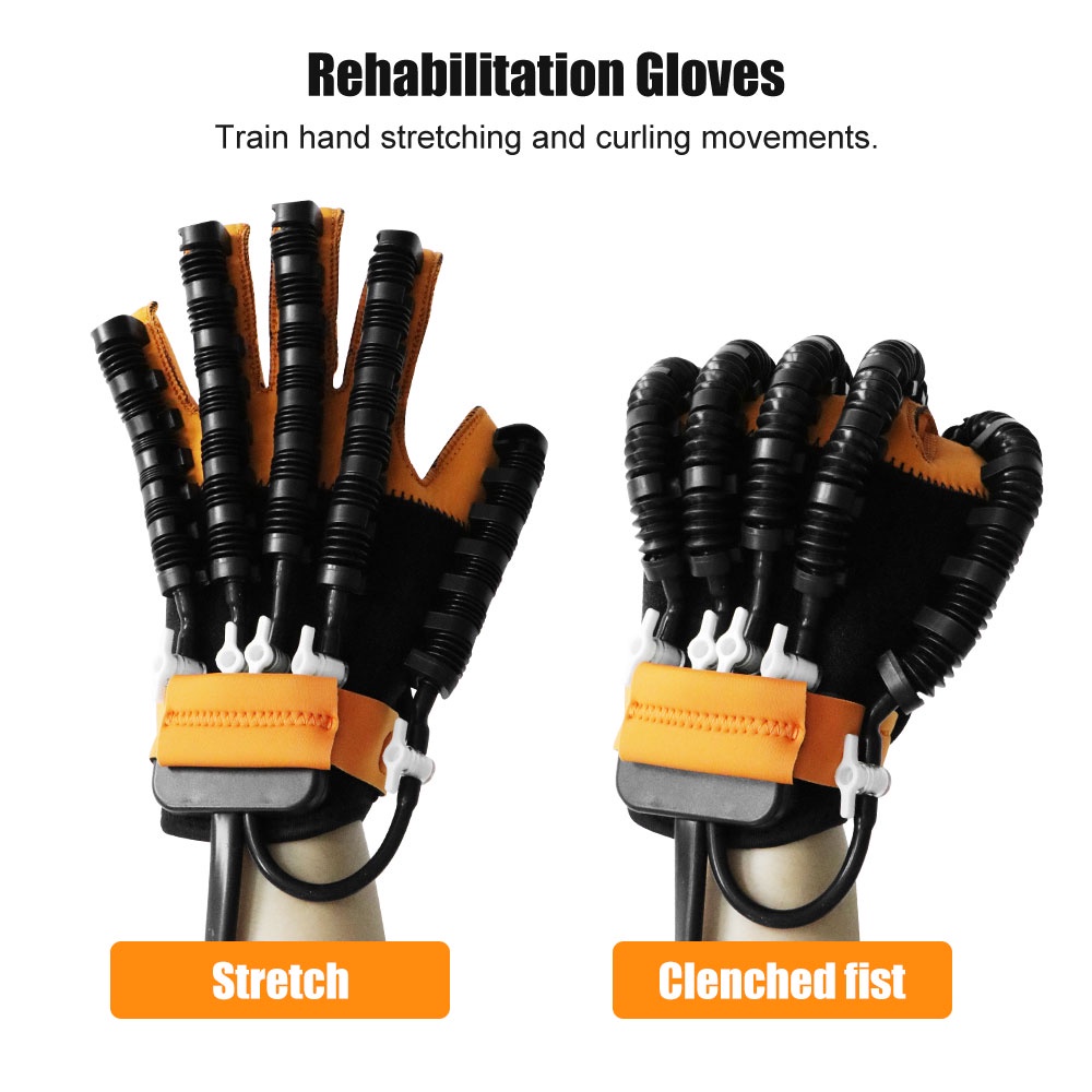 Upgrade Glove Heating Rehabilitasi Sarung Tangan Robot Fungsi Tangan Recovery Finger Trainer