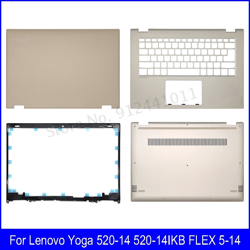 PREORDER NEW Laptop LCD Back Cover For Lenovo Yoga 520-14 520-14IKB FLEX 5-14 Front Bezel Palmrest B