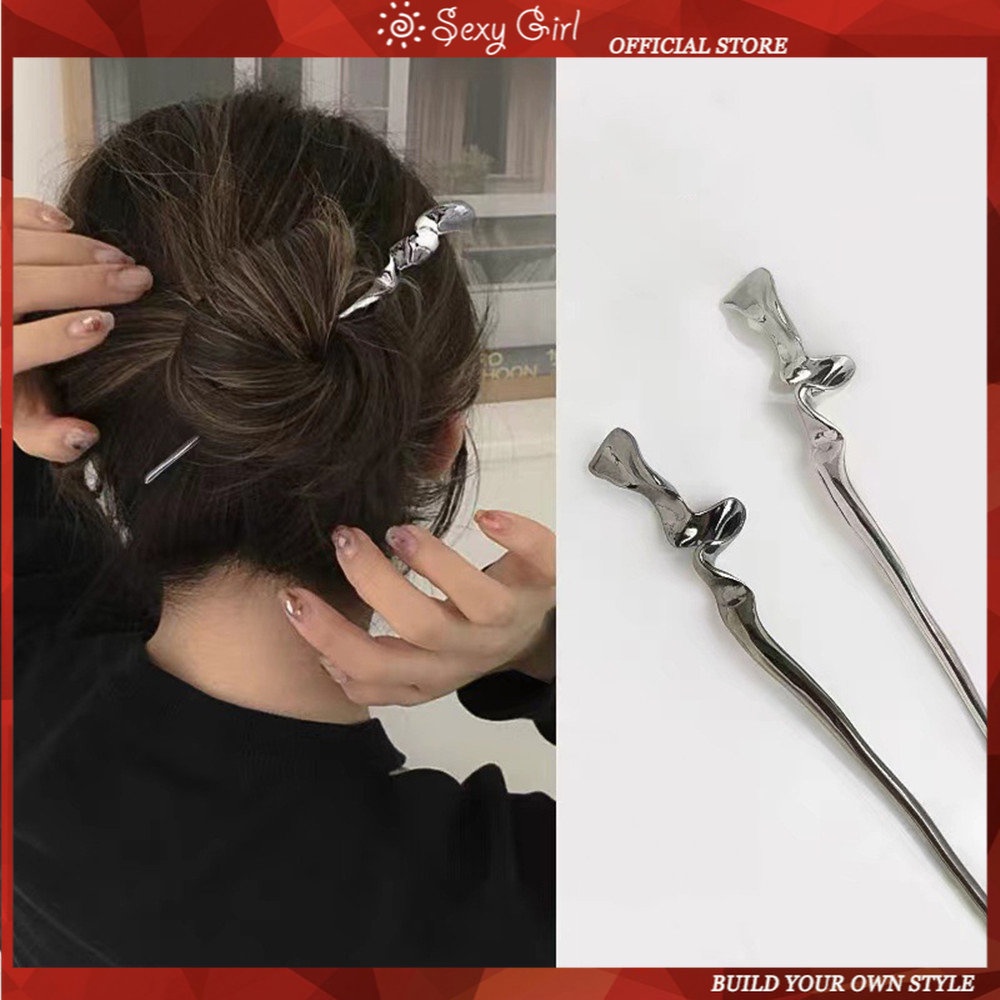 Jepit Rambut Gaya Kuno Wanita Gaya Cina Baru Desain Niche Minimalis Jepit Rambut Hiasan Kepala Perhiasan Gadis Seksi