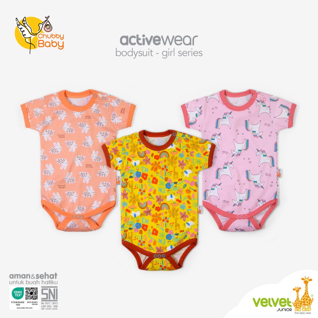 Velvet Junior - Active Wear Bodysuit Girl Series | Unicorn