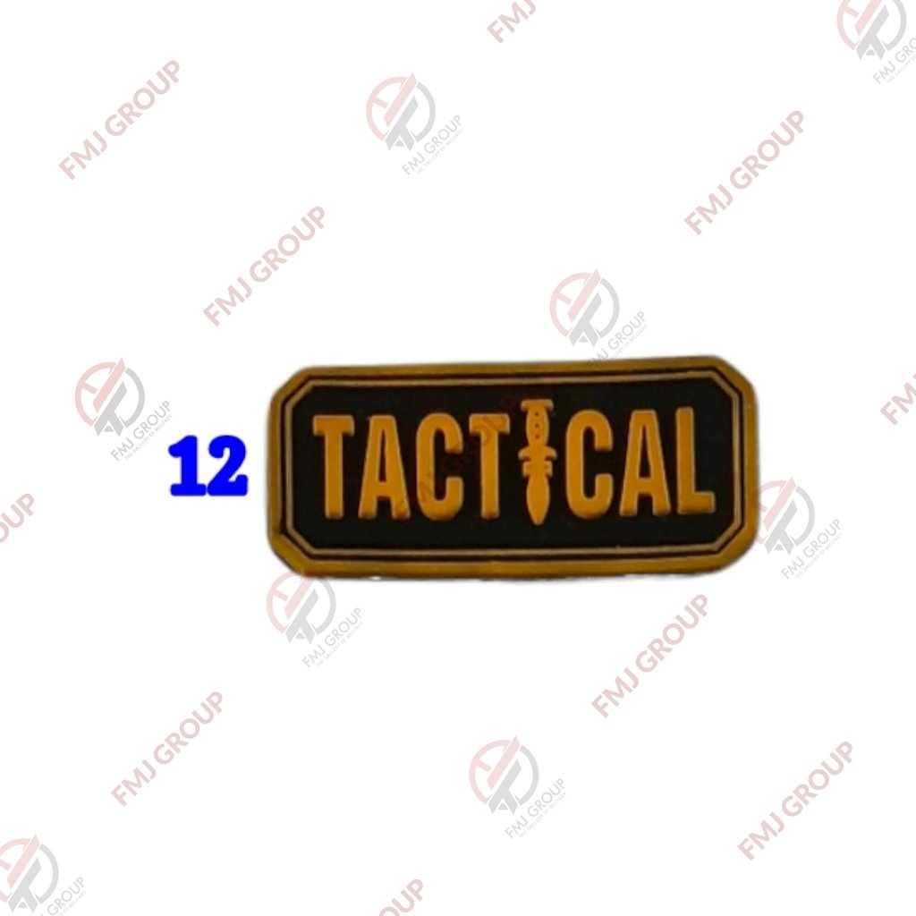 Emblem Karet Velcro / Patch Rubber Kecil Topi / Patch Karet Tempel - Bendera Indonesia,Tactical