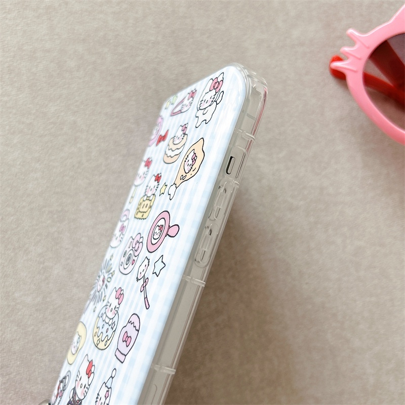 IPHONE Casing Cover Sliding Kartun Hello Kitty Cocok Untuk Iphone14 13 12 11 Pro Max Casing Pelindung Cermin Geser