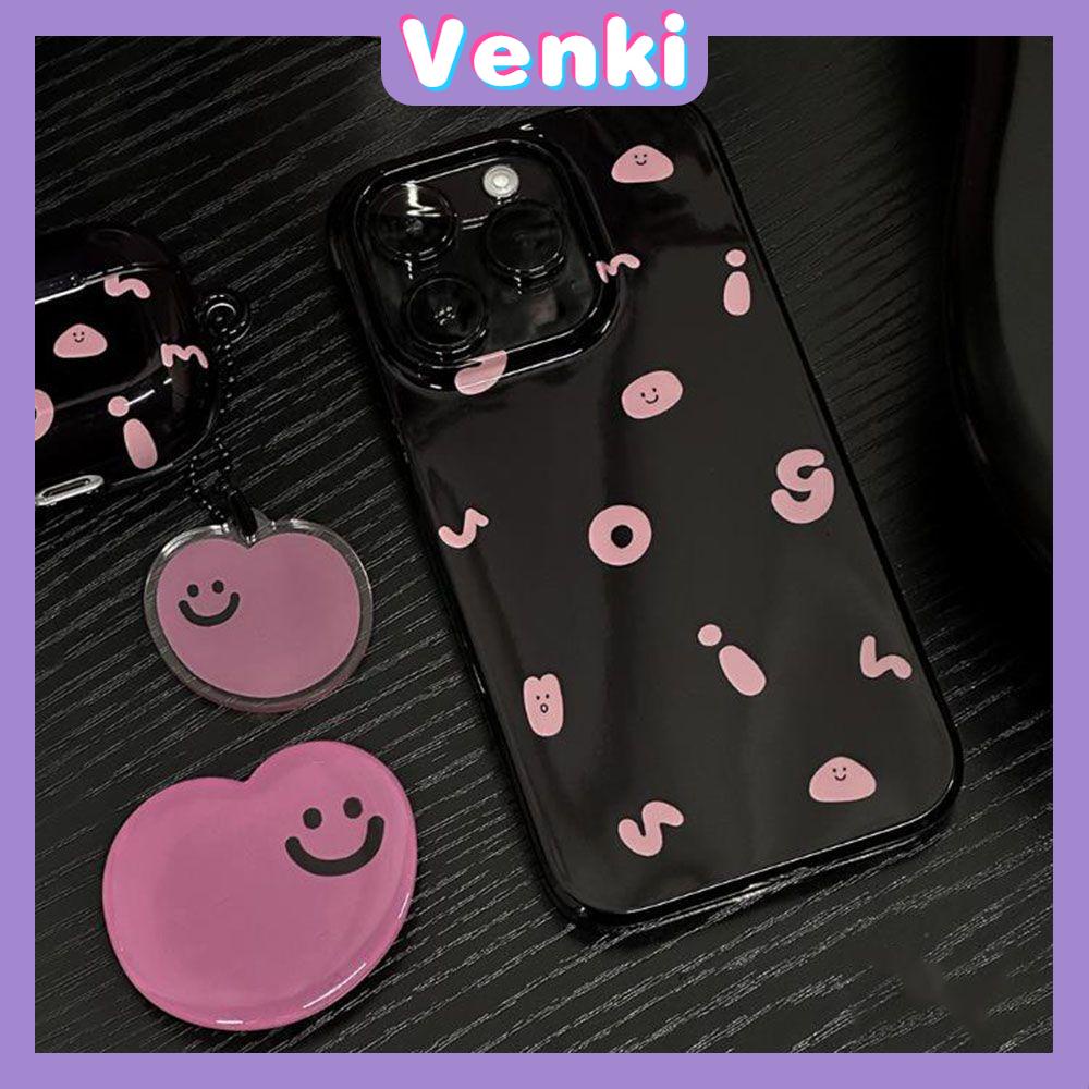 Venki - Untuk Iphone11 iPhone Case Hitam Glossy TPU Soft Case Kamera Perlindungan Shockproof Alfabet Inggris Kompatibel Dengan Iphone14 13 Pro max 12 Pro max xr xs max 7Plus 8Plus