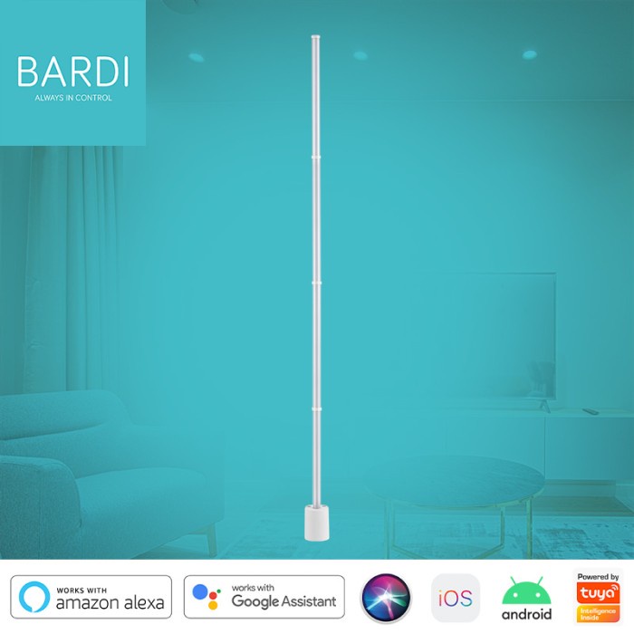 BARDI Standing RGB Flow Light Lampu Hias Rumah Kamar TIDUR On OFF WIFI Kontrol