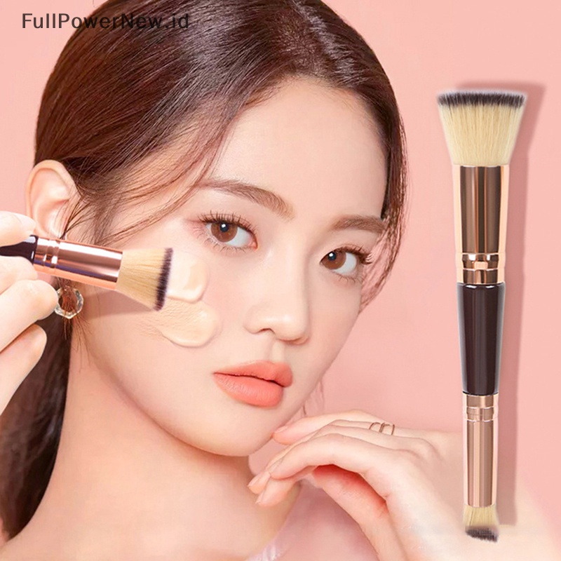 Power 1Pcs Double-Ended Makeup Brush Foundation Concealer Brush Alat Kecantikan ID