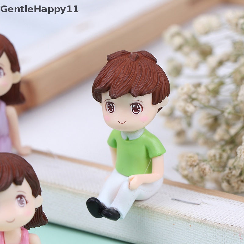 Gentlehappy Dekorasi Miniatur Pasangan Sweety Lovers Patung Taman Ornamen id