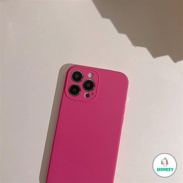 Casing Ponsel Warna Solid Silikon Cair Untuk iPhone 14 Pro Max13 12 11 Pro Max Matte Shockproof Lembut Bumper TPU Penutup Belakang