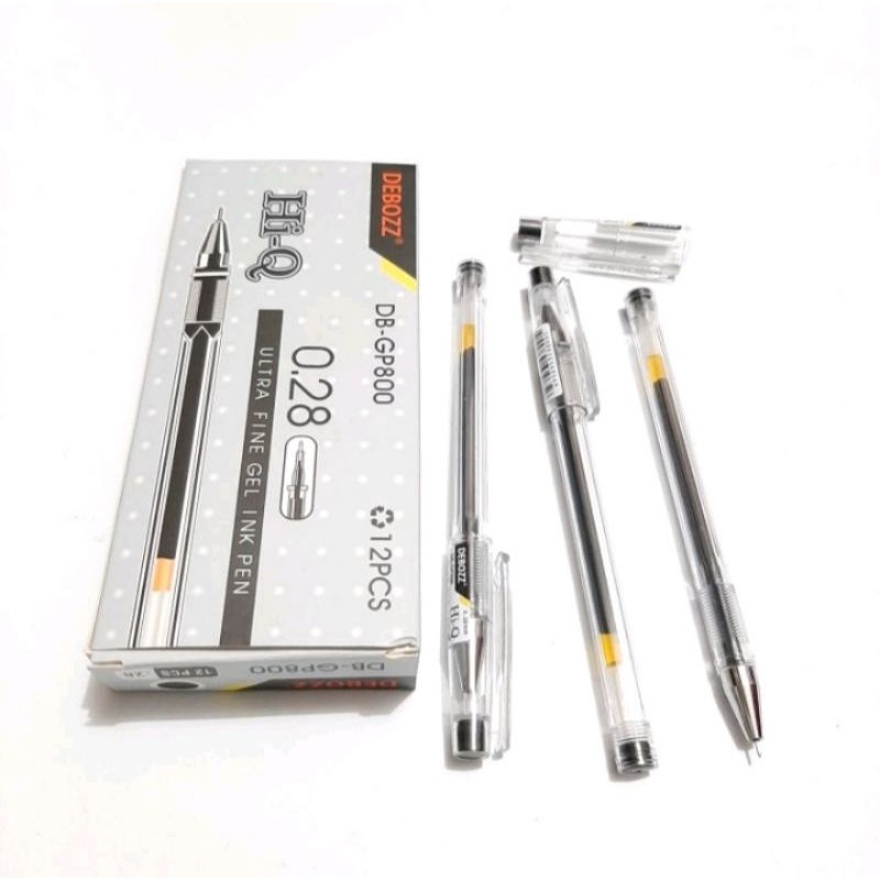 

PULPEN / BOLPOIN / BOLPEN GEL PEN HITECH / HI TECH DEBOZ DEBOZZ HITAM 2