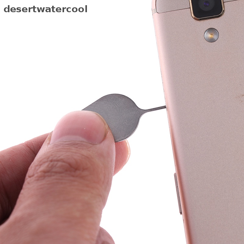 Deid 3pcs/set Sim Card Tray Removal Eject Pin Kunci Alat Stainless Untuk Telepon Martijn