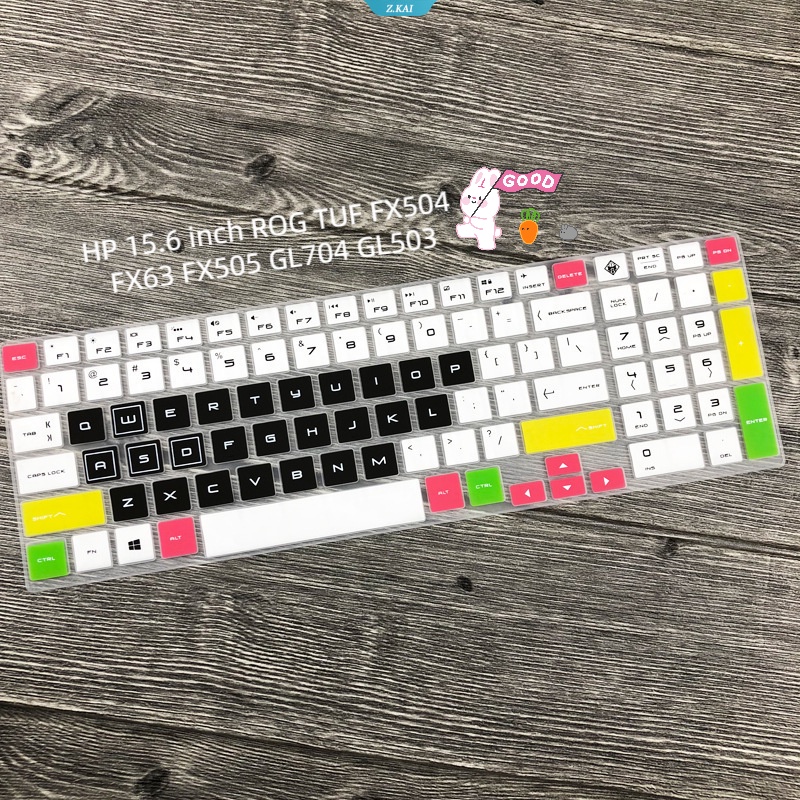 Cocok Untuk Model HP 15.6 Inch ROG TUF FX504 FX63 FX505 GL704 GL503 Aksesori Keyboard Komputer Cakupan Penuh Tahan Air Case Pelindung Keyboard Komputer Film [ZK]