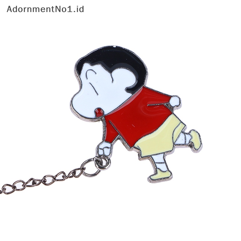 [AdornmentNo1] Crayon Shin-Chan Kartun Lencana Berjalan Anjing Menyenangkan Bros Aksesoris Pakaianmainan [ID]