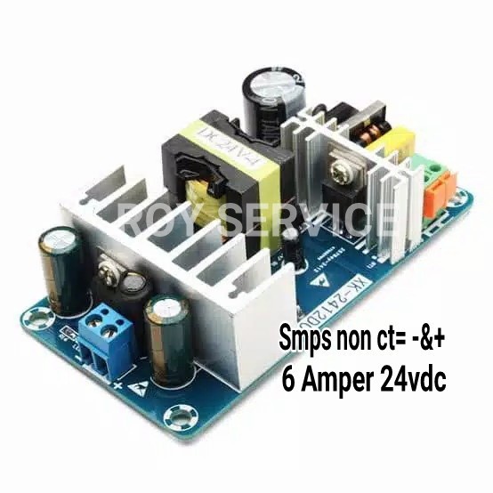 smps 24v 6A non ct PSU trafo switching baca deskripsi