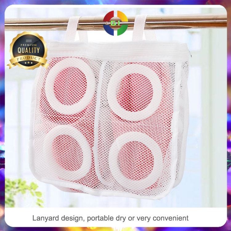 Kantong Mesin Cuci Laundry Shoes Washing Mesh Bag White