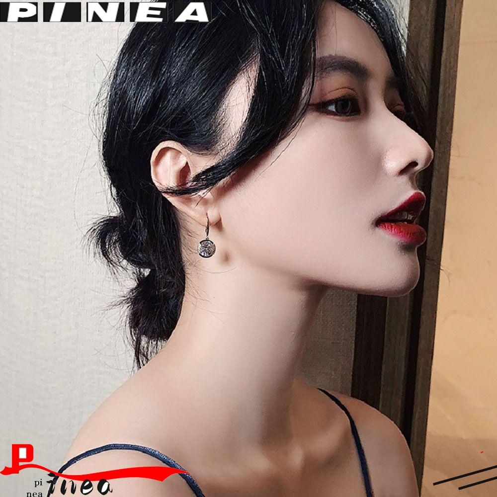 Anting Tetes Nanas Fashion Wanita Bentuk Busur Bulat