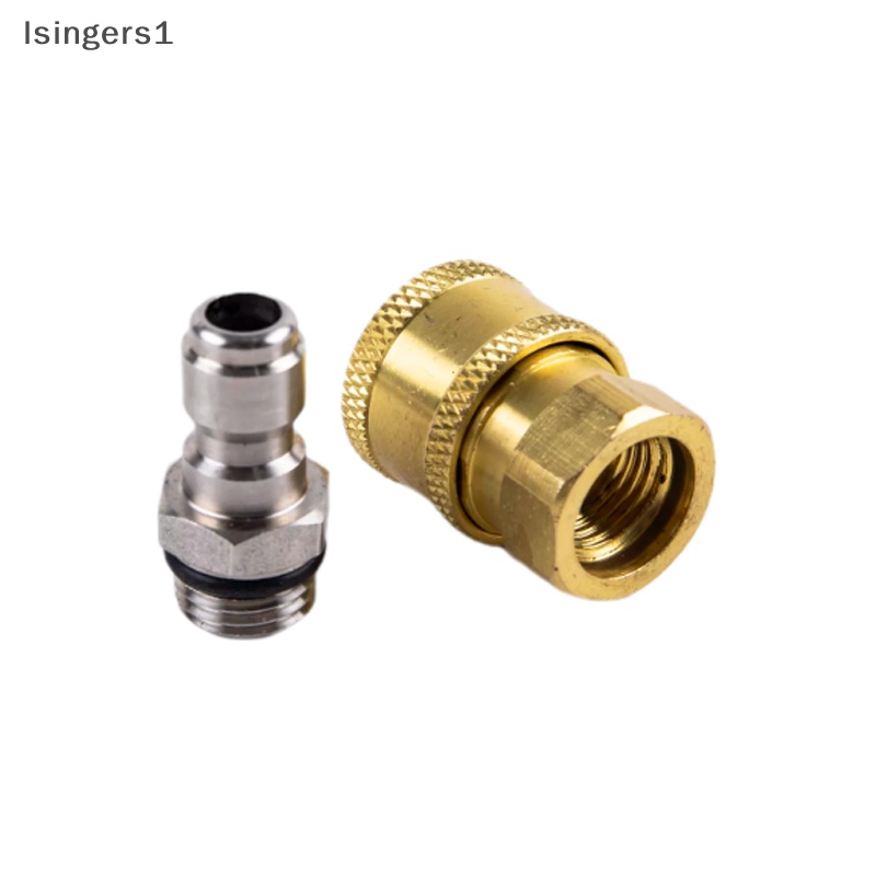 [lsingers1] Adaptor Konektor Mesin Cuci Tekanan Tinggi1Per4 &quot;Female Quick Connect M14 * 1.5 Thread Butik