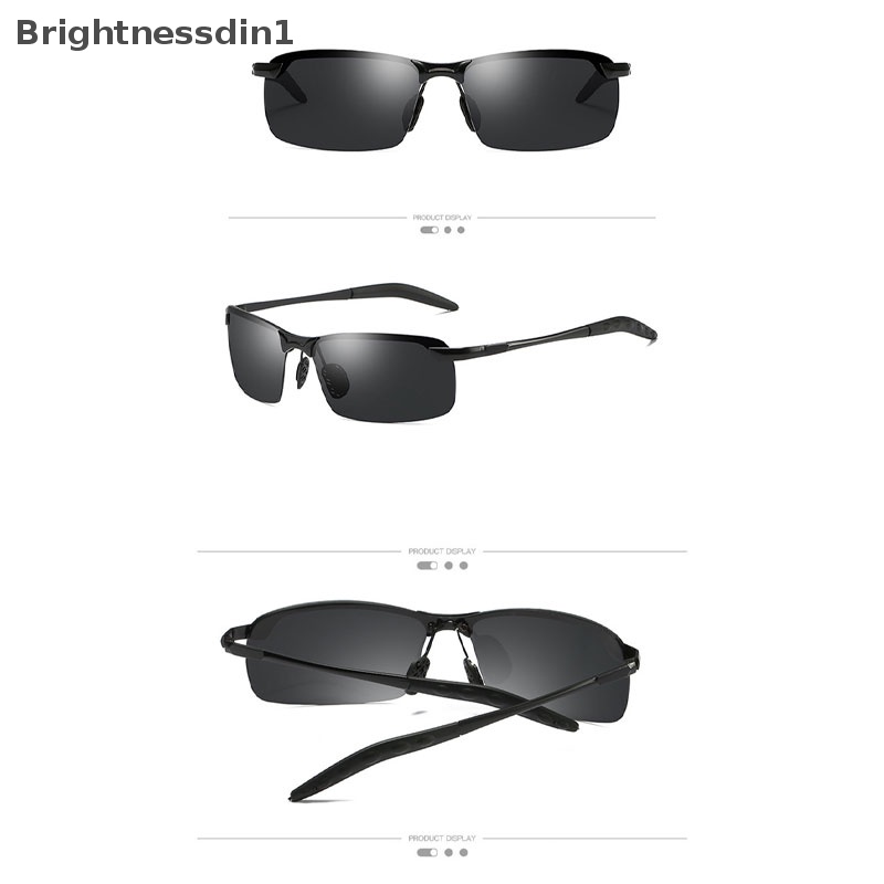 [Brightnessdin1] Kacamata Polarized Photochromic Siang Dan Malam Mengemudi Memancing Night Vision Butik