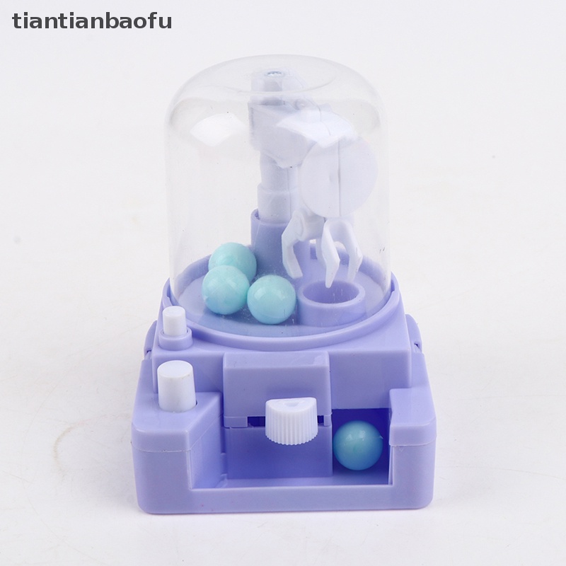 [tiantianbaofu] Mesin Capit Mini Boneka Bola Penangkap Desktop Mainan Interaktif Anak Boneka Klip Butik