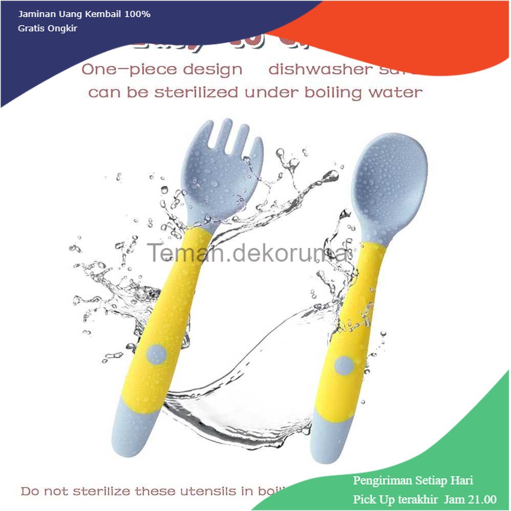 TD - ART LOPE Sendok Garpu Bayi Soft Flexible Spoon and Fork - LP712