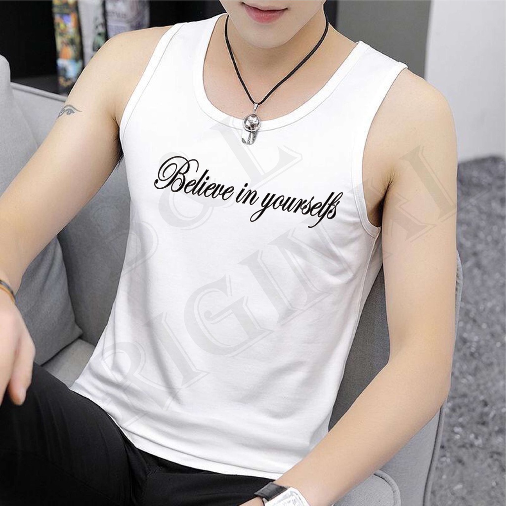 Bisa Bayar Di Tempat/ BS COD KAOS SINGLET YOURSELFS PRIA TERLARIS