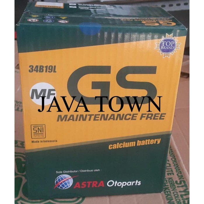 Diskon Aki Mobil / Battery GS ASTRA Type GS MF 34B19L 12V 34AH VBE290