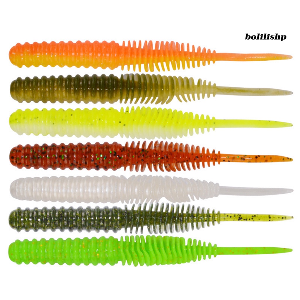 Bo-5 Pcs 100mm/4.5g Umpan Pancing Semua Air Desain Simulasi Warna Cerah Banyak Digunakan Bionic Soft Fishing Bait Untuk Outdoor