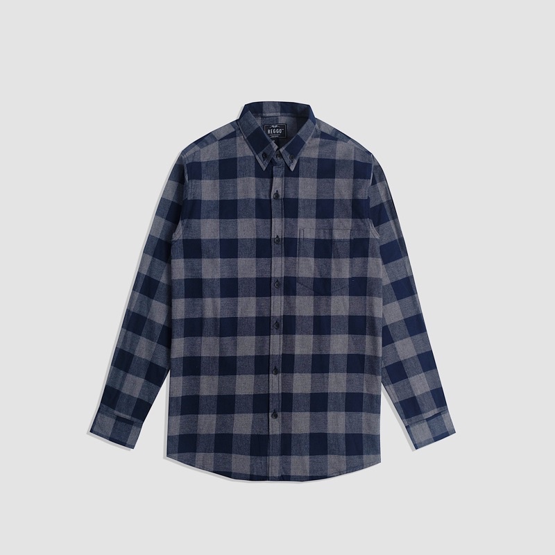 Reggo Kemeja Flanel Pria Sankara