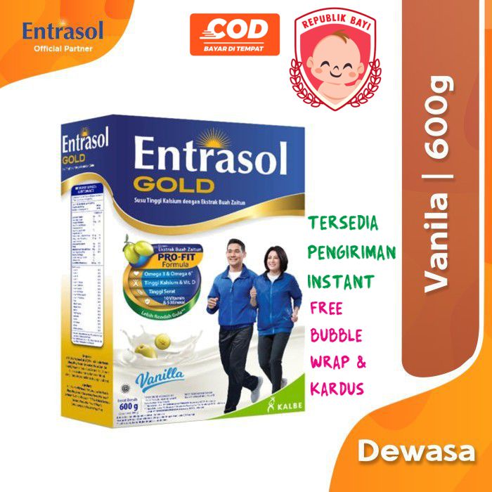 

Entrasol Gold Vanila 600 gram Susu Dewasa Kesehatan Tinggi Nurisi MURAH