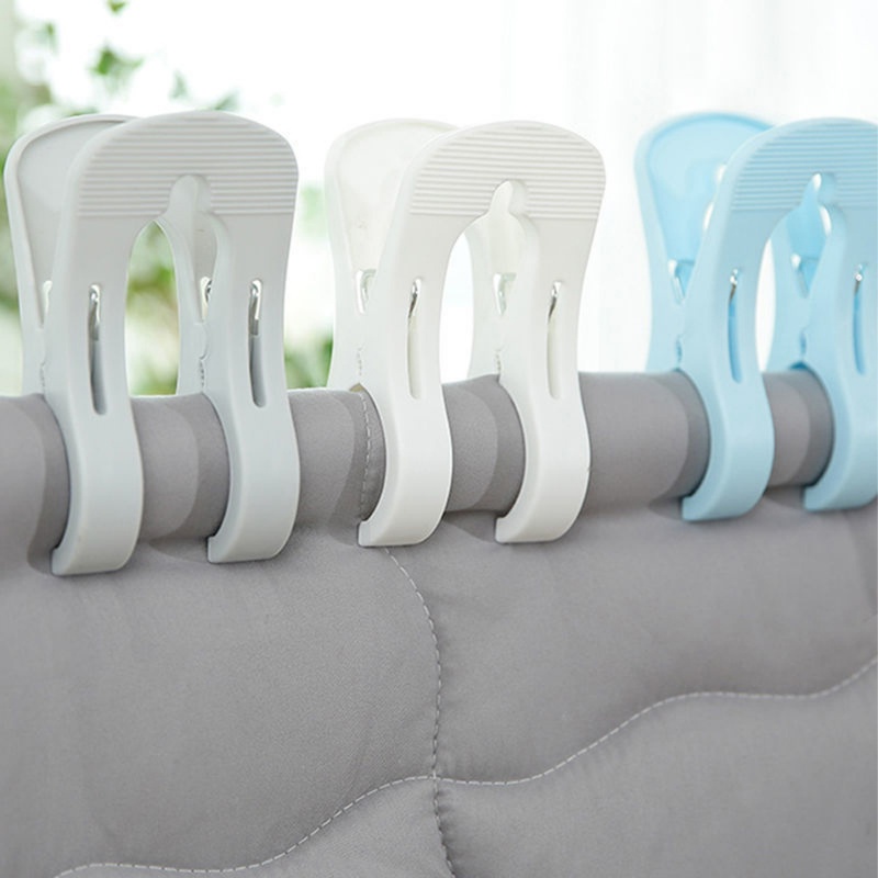 Multifungsi Anti-Slip Sprei Selimut Tetap Penjepit Handuk Pantai Klip Besar Plastik Tahan Angin Pakaian Pasak Rumah Tangga Laundry Pakaian Kaos Kaki Pengering Jepitan Snack Sealing Clip