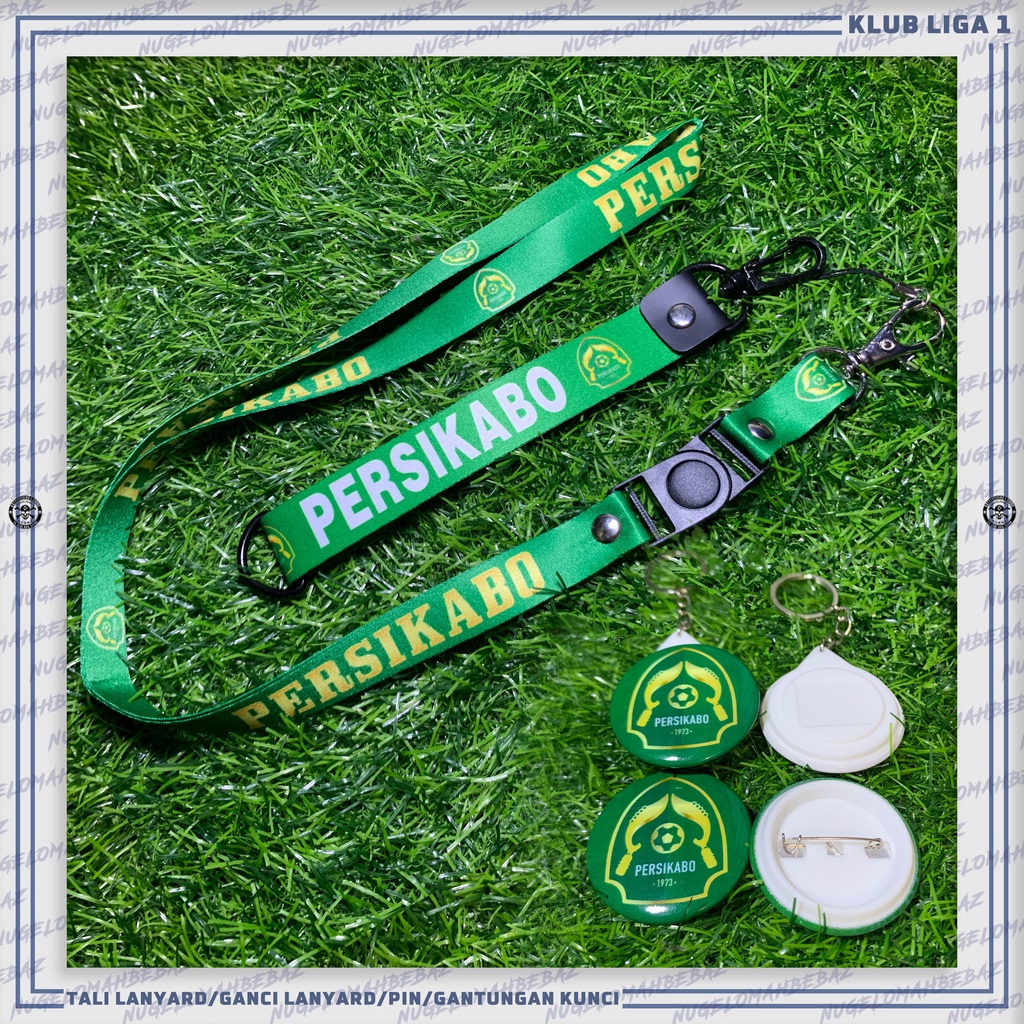 

TALI LANYARD/GANCI/PIN/GANTUNGAN KUNCI/HP/KLUB LIGA 1 - PERSIKABO