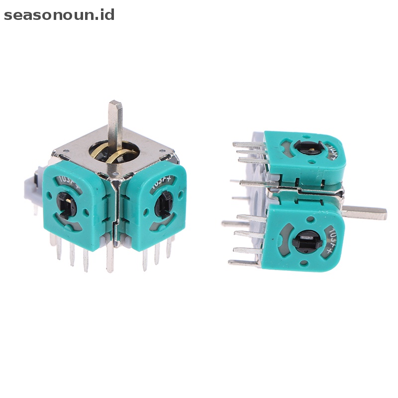 Seasonoun 2Pcs Modul Sensor Joy Axis Stik Ana 3D Untuk Controller PS4/Xbox One.