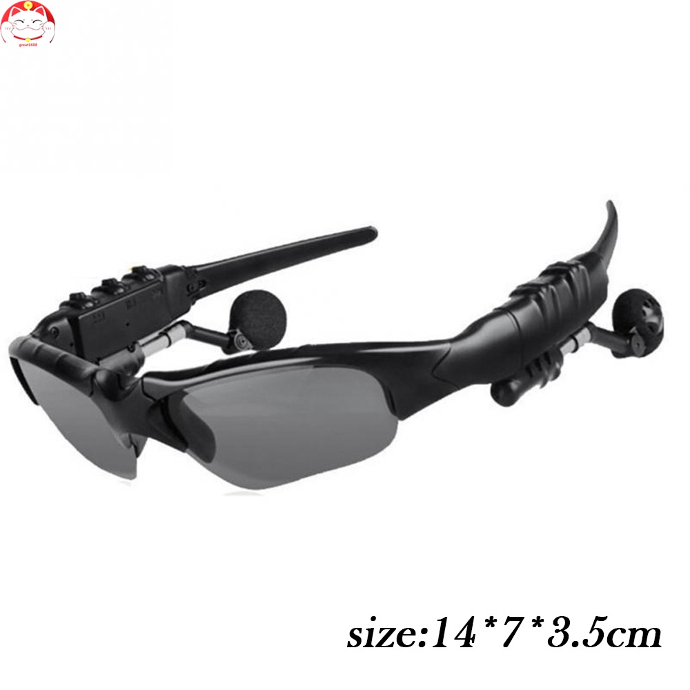 Kacamata Hitam Wireless Bluetooth Perlindungan Headset Nirkabel Sunglasses Polarizedaksesoris Audio &amp; Videountuk Wanita Priakacamata Pria