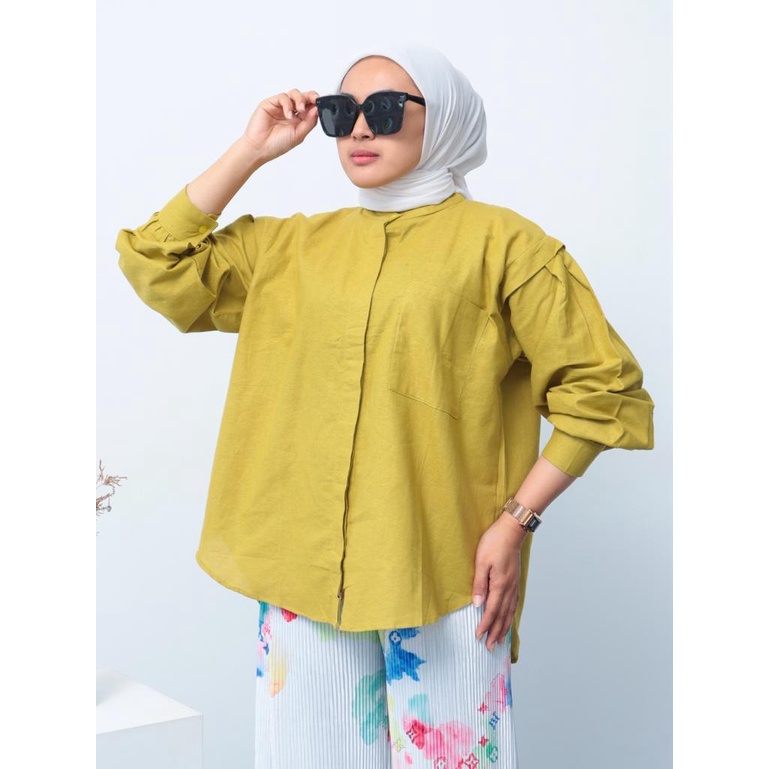 Kemeja Oversize Linen Rika - 2301.02.056